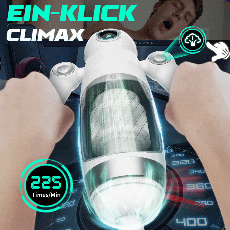 Doppelter Handgriff 13 Frequenz Vibration 7 Frequenz Einziehbare Masturbation Cups