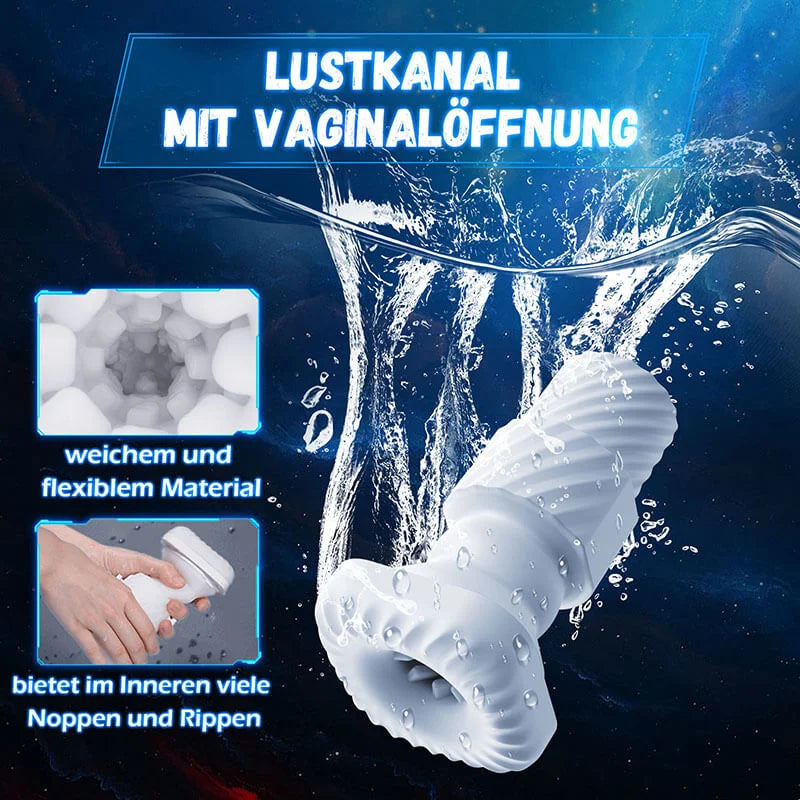 10 Stoßen Automatische Vagina Vibration Masturbation Tasse, 10 Vibrationsmodi, steigern Sie Ihre Libido bis an die Grenze, 42° Wärme, erleben Sie die echte vaginale Temperatur