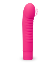 Laden Sie das Bild in den Galerie-Viewer, 13 cm langer Vibrator mit gerilltem Schaft