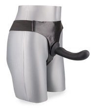 Laden Sie das Bild in den Galerie-Viewer, 15 cm langer Silikon-Strapon mit gebogener Spitze