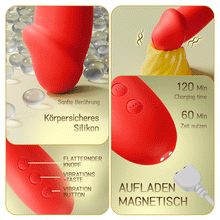 Laden Sie das Bild in den Galerie-Viewer, G-Pro2 Vibrator mit Flapping, Vibration und Klitorisklopfen