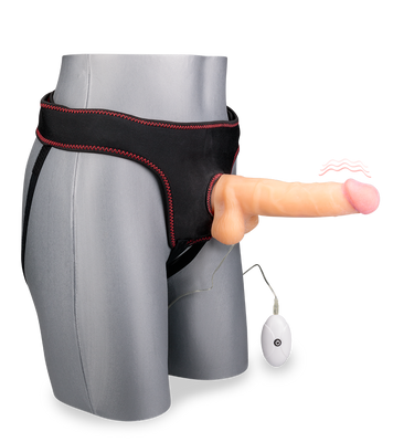 20 cm langer Strapon-Vibrator mit 10 Modi