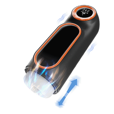 Aufgerüstet 10-Frequenz-Teleskop vibrierende Saugen Masturbation Tassen