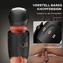 Laden Sie das Bild in den Galerie-Viewer, Automatisch verstellbare Schnalle 10 Vibrationsmodi Masturbationsbecher