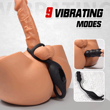 Laden Sie das Bild in den Galerie-Viewer, Mike 9 Thrusting&amp;Vibrating Wearable Prostate Prostate with Cock ring