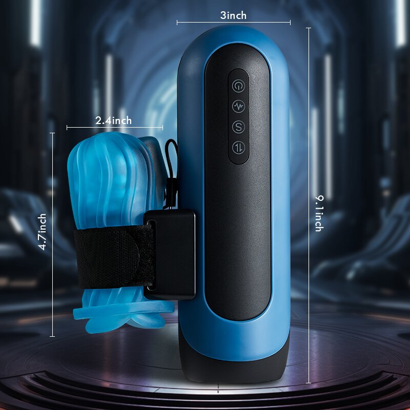 700 Hübe pro Minute 6 Schübe 10 Vibrierende Masturbation Cup