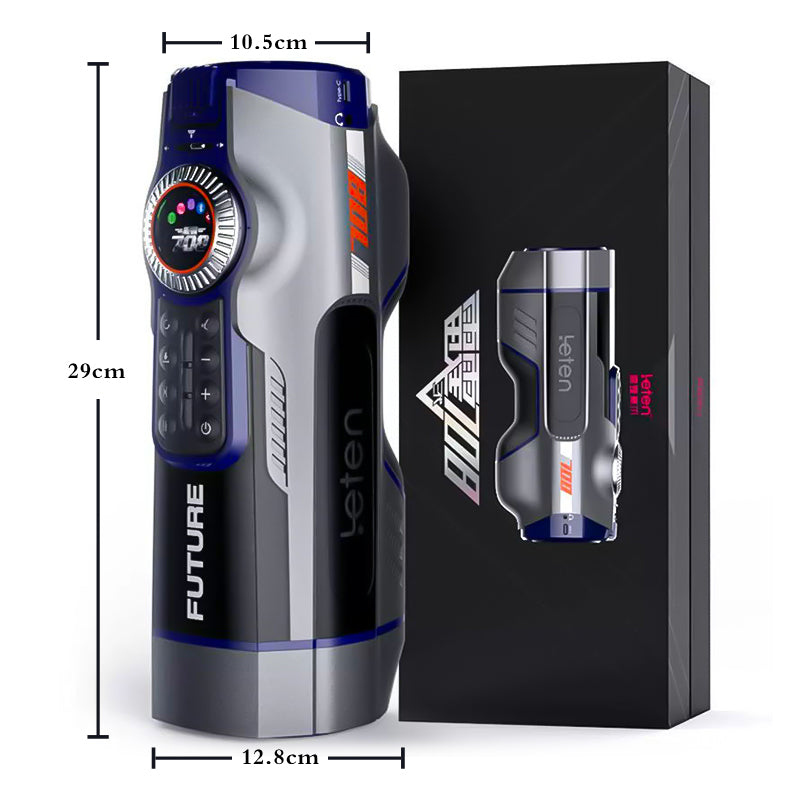 10 Heizung Modi XT7 Automatischer Masturbator Cup mit Bluetooth-Steuerung und LED-Bildschirm