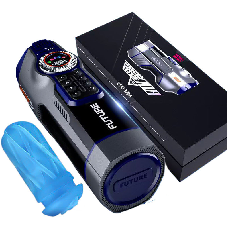 10 Heizung Modi XT7 Automatischer Masturbator Cup mit Bluetooth-Steuerung und LED-Bildschirm