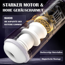 Laden Sie das Bild in den Galerie-Viewer, 7 einziehbares Ein-Knopf-Burst-Lautloses elektrisches Masturbationsgerät für