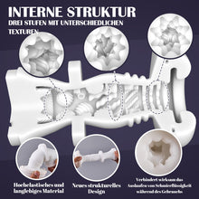 Laden Sie das Bild in den Galerie-Viewer, 7 einziehbares Ein-Knopf-Burst-Lautloses elektrisches Masturbationsgerät für