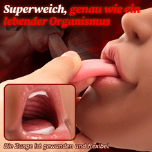 Laden Sie das Bild in den Galerie-Viewer, BRAUNE SCHÖNHEIT Tragbarer Masturbator Blowjob Taschenmuschi Masturbator