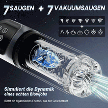 Laden Sie das Bild in den Galerie-Viewer, 7 Saugen Dual-Temperatur SPA Boner Enlarger 7 Rotierende 360° Massage Masturbator