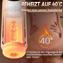 Laden Sie das Bild in den Galerie-Viewer, 4 Thrusting 4 Suction 10 Vibration Heating Function Masturbator Cup