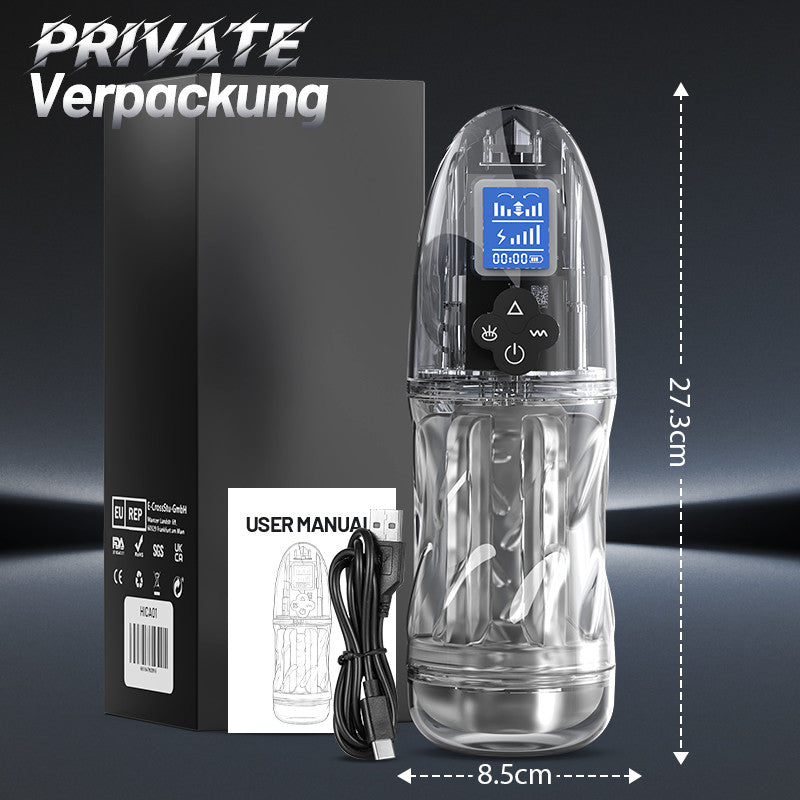 Rogen - Volle Transparenz Vibrieren & Oral Sensation Saugen & Stimme Männlicher Masturbator