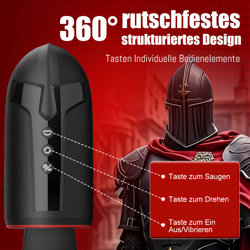 Kavallerist-10 Vibration 5 Oral Lutschen 3 Twisting Spinning Glans Training + Masturbation