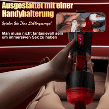 Laden Sie das Bild in den Galerie-Viewer, Liebesbiss- 9 vibrierende, 9 saugende, 9 rotierende, hörbare männliche Masturbatoren mit Ko