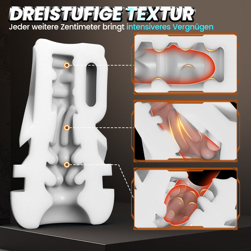 Skyline - 10 Saugen 10 Vibrieren Männlicher Masturbator