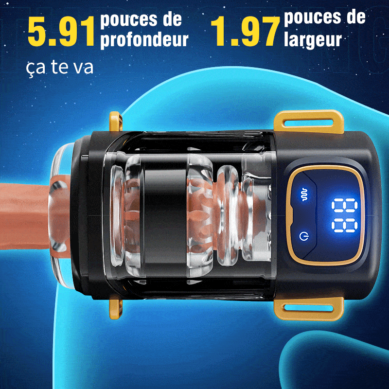 DeepRide X ThrustMate Pro – Masturbator mit 300 Stößen/Min