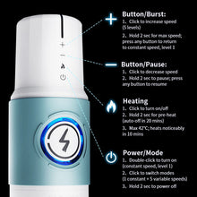 Laden Sie das Bild in den Galerie-Viewer, Leten ThundercoreX 6 Stoßbewegungen Infrarot Beheizter Realistischer Vaginal