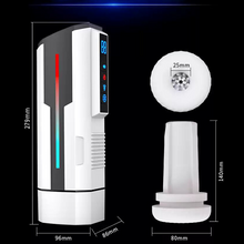 Laden Sie das Bild in den Galerie-Viewer, Masturbieren Elektrisch Blowjob mit 7 Vibrations 5 Saug- und 5 Schubmodi