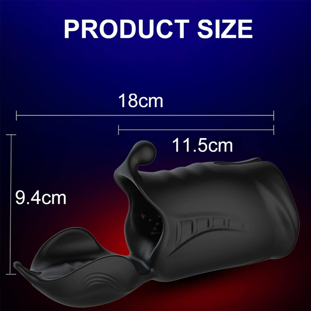 3-in-1 Penis-Trainer Mit 10 Vibrationsmodi Neuer Masturbator Electric Glans Vibrator Zwei-Wege-Vibrator Penis-Verzögerungs-Trainer Eichelmassagegerät Penisstimulation geeignet für männliche