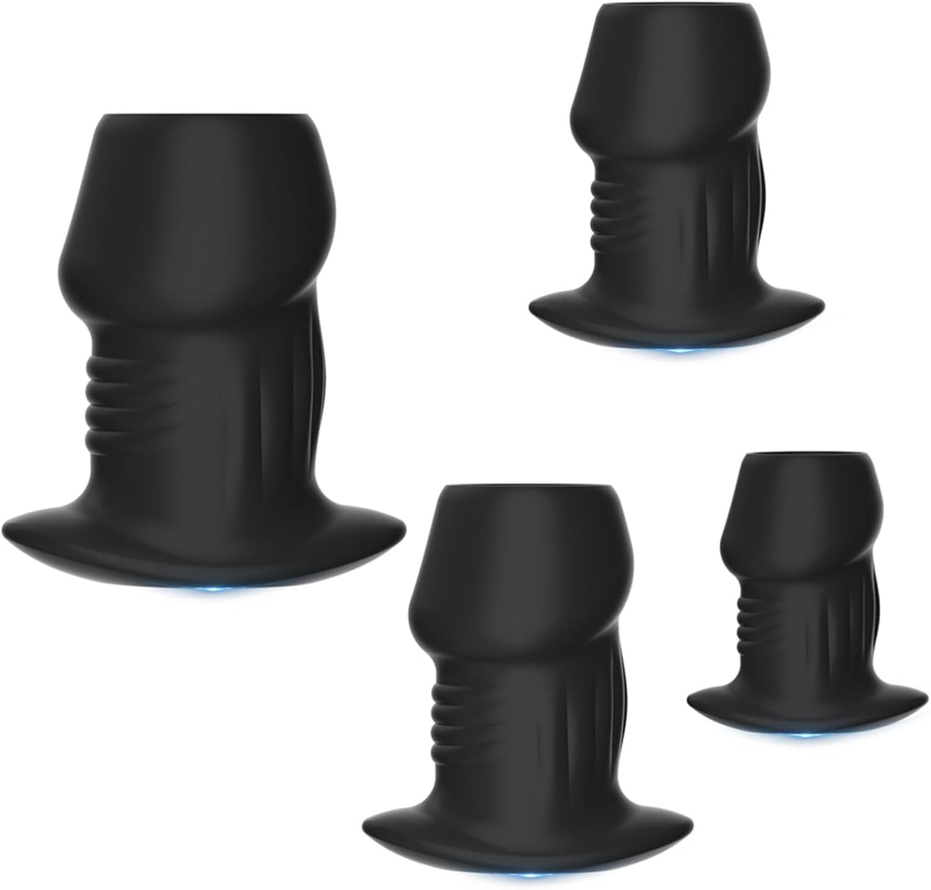 BDSMAGE Anal Tunnel Plug Set,Analplug für Paare Frauen Männer,Spekulum Plugs Sexspielzeug Analspielzeuge Analdehner erotisches Sexspielzeug für Paare extrem Sex Fisting (S+M+L+XL)