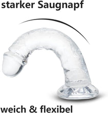 Laden Sie das Bild in den Galerie-Viewer, 18cm Kleiner Penis Dildo für Frauen, Weicher Realistischer Anfänger Sexspielzeug Gelee Dildo mit Sauger für Damen Paare Erwachsene Sex Spielzeug &amp; Spiele