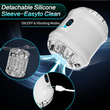 Laden Sie das Bild in den Galerie-Viewer, Automatische Elektrischer Masturbator Cup mit Starker 10 Saug und Vibrationsmodi
