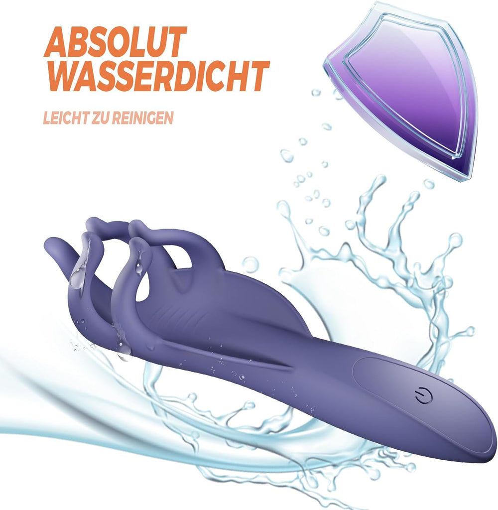 Penisring Vibrator Masturbieren für Männer, 10 Vibrationsmodi Sex Spielzeug für Die Männer Elektrischer Masturbator, Neu Penis Trainer Sexspielzeug für Paare Extrem Sex