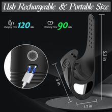 Laden Sie das Bild in den Galerie-Viewer, Elektrische Penis Trainer Vibrator Masturbator mit 7 kraftvollen Vibrationen Einstellbare Größe Automatische Masturbator Cup,Eichelstimulator Penistrainer Sex Spielzeug für Männer Paare
