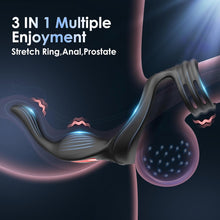 Laden Sie das Bild in den Galerie-Viewer, Vibrating Cock Ring Anal Plug - Sex Toys for Men Adult Toy Penis Ring with 11 Vibrators Modes, Vibrating Butt Plug Prostate Massager Male Sex Toy, Remote Control Vibrator Prostate Toy Lesbian Sex Toys