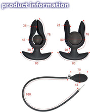 Laden Sie das Bild in den Galerie-Viewer, Aufblasbarer Analplug mit 10 Vibrationsmodi Vibrator Anal Dildo Riesige Butt Plug Anal Expansion Sex Spielzeug Männlichen Prostata-massagegerät anal vibrator