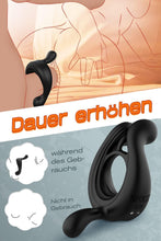 Laden Sie das Bild in den Galerie-Viewer, Penisring Vibrator, Penis Ring Sex spielzeug für Die Paare Penis Massagegerät für Langwährende Erektion, Sex Spielzeug für Die Männer mit 9 Vibrationsmodi, Erotisches Sexspielzeug Sex Toyset Damen