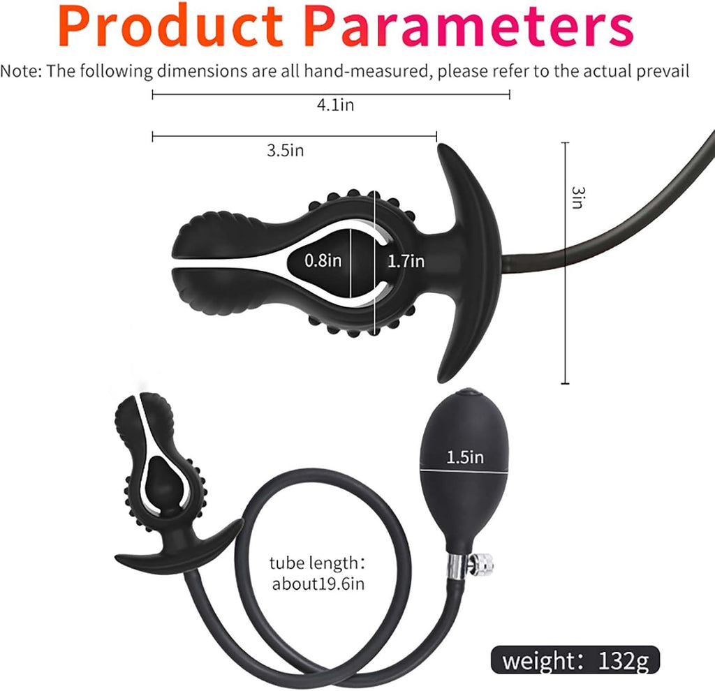Neuer Aufblasbar Analplug Buttplug Sex Spielzeug Verstellbar Riesen Dildo Butt Plug Analkugeln Anal Spreizer Fetisch BDSM Prostata Stimulation SM Sexspielzeug Extreme Sexspielzeug für Paare