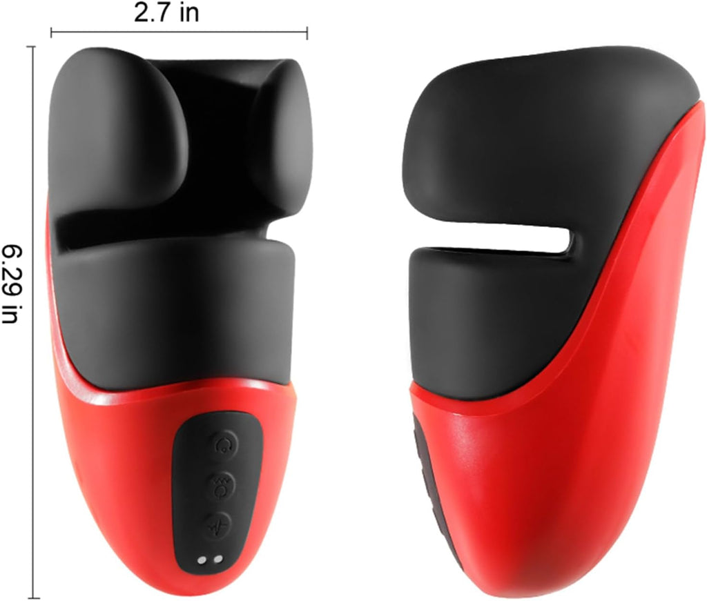 Elektrischer Masturbationsbecher, 10-Frequenz-Clip-Vibration, 10-Frequenz-Kopf Vibration, magnetische Aufladung, Eichelvibrator, Penis-Masturbator, Penistrainer, Sexspielzeug für Männer