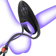 Laden Sie das Bild in den Galerie-Viewer, Penisring Vibrator Cockring für Männer Verstellbar Sextoysets für Paare Männer Sex, Paarvibrator mit 10 Vibrationsmodi Sex spielzeug für Paare extrem Männer Klitoris Penis Ring Erotik