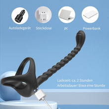 Laden Sie das Bild in den Galerie-Viewer, Prostata Stimulation Männer mit Penisring Vibratoren - Cockringe Analvibratoren für Mann mit Fernbedienung, 10 Vibrationsmodi Anal Vibratorstarb Vibration, Sex Spielzeug für Die Männer Paare Extrem