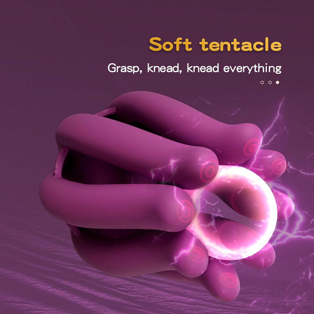 Elektrische Eichelvibrator,Penis-Vibrator im Griffdesign Mit 10 Vibrationsmodi Penistrainer Massagegerät,Elektrische Masturbator Cup Multiple Reize Sexspielzeug für Mann Silikon Männerpokal