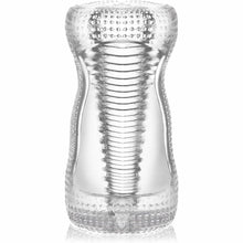 Laden Sie das Bild in den Galerie-Viewer, Masturbieren Mann, Manuelle Masturbator Cup Sex Spielzeug für die Männer mit 3D Realistische Vagina Oralsex, Mini Tragbar Kristall Penis Trainingsgerät Masturbation Taschenmuschi für Männer