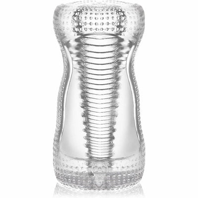 Masturbieren Mann, Manuelle Masturbator Cup Sex Spielzeug für die Männer mit 3D Realistische Vagina Oralsex, Mini Tragbar Kristall Penis Trainingsgerät Masturbation Taschenmuschi für Männer