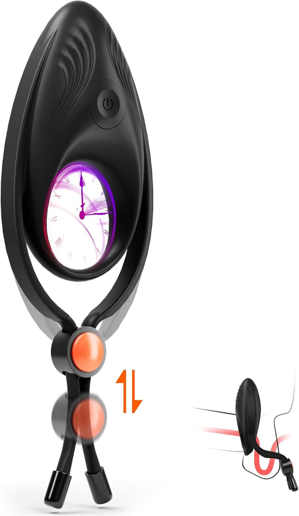 Penisring Vibrator Cockring für Männer Verstellbar Sextoysets für Paare Männer Sex, Paarvibrator mit 10 Vibrationsmodi Sex spielzeug für Paare extrem Männer Klitoris Penis Ring Erotik