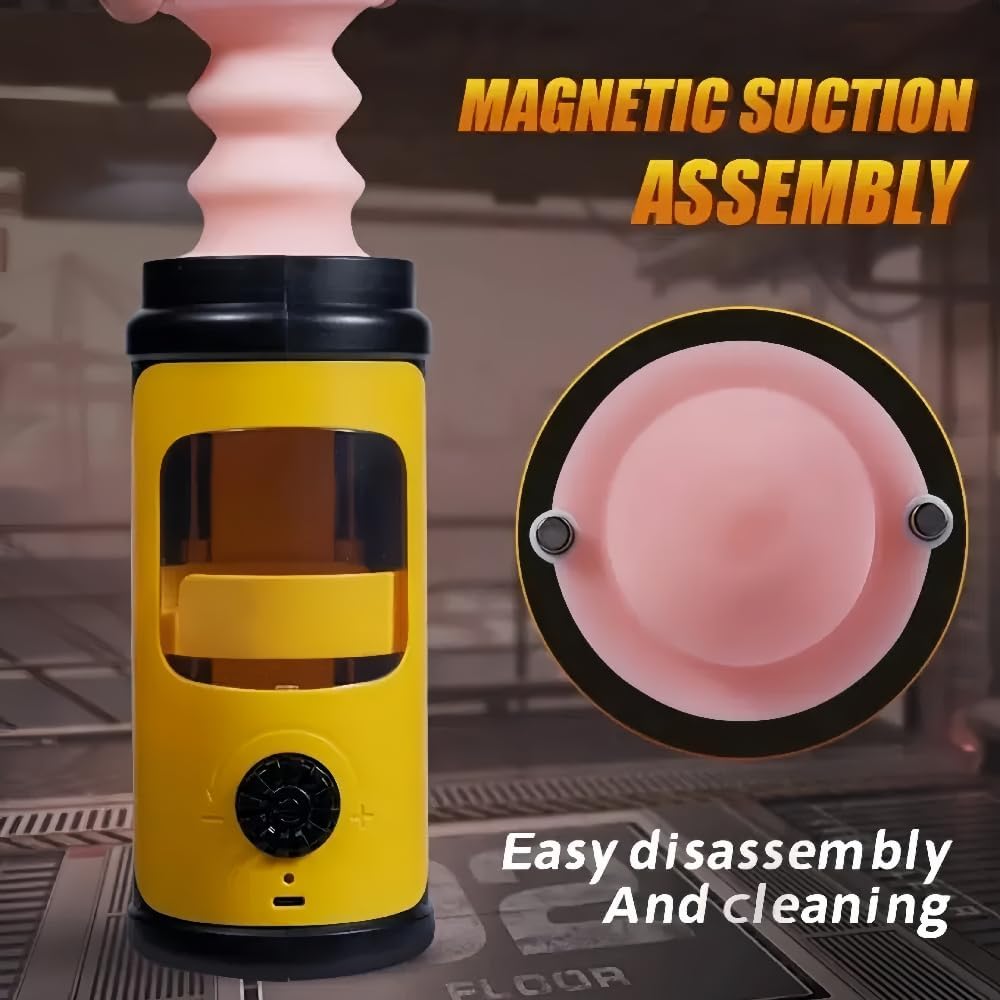 Neue Masturbator Sex Spielzeug für die Männer Solo, Masturbieren Elektrisch mit Heizung & 5 Teleskopmodus, Abnehmbar Realistische Tunnel Penis Pumpe Pussy Sexspielzeug Masturbatoren