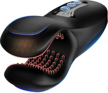 Laden Sie das Bild in den Galerie-Viewer, Masturbieren für Männer Masturbator Penis Trainer mit 10 Beißfunktion Sex Spielzeug für die Männer Handheld Penis Vibrator Masturbatoren mit 3D-Weichpartikel 10 Vibrationsmodi Männer Mastorbator