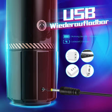 Laden Sie das Bild in den Galerie-Viewer, Elektrischer Masturbator Cup mit 8 Teleskop Rotierende Vibration Stoßfunktion, Sex Spielzeug für die Männer solo, Taschenmuschi Masturbieren für Männer Penis Masturbatoren, Sex Toys mit 3D Vagina