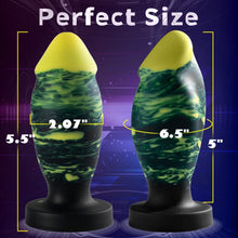 Laden Sie das Bild in den Galerie-Viewer, Unique Hybrid Design Vibrating Anal Dildo With Suction Cup