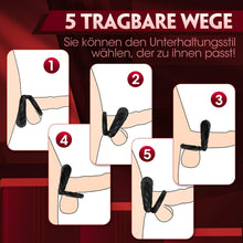 Laden Sie das Bild in den Galerie-Viewer, Penisring Vibrator, Sex Spielzeug für die Männer Penis Ring mit 10 Vibrationsmodi, Dual Penisringe Sextoysets für Paare Einstellbare Größe