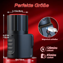 Laden Sie das Bild in den Galerie-Viewer, Elektrischer Masturbator Sex Spielzeug für die Männer - Masturbieren Sexspielzeug für Männer Solo Paare Extrem Sex mit 10 Vibrierend &amp; Rotierend, Taschenmuschi Penis Masturbatoren Blowjob Sex Toys