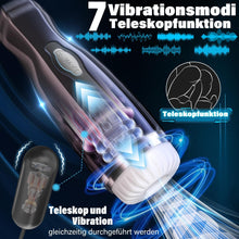 Laden Sie das Bild in den Galerie-Viewer, Elektrischer Masturbator mit 7Modi Teleskop &amp; Vibrieren Sex spielzeug für die Männer, Realistischer Penis Stimulator für Männer, Masturbieren für Männer, 3D Realistische Vagina Sexspielzeug