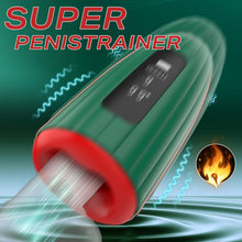 Laden Sie das Bild in den Galerie-Viewer, 360° umwickeltes Elektrischer Masturbator Groß Penistrainer Vibrator Sex Spielzeug für Männer, HeizfunktionPenisvibrator 9 Vibrations für Training längere Ausdauer, Eichel Stimulator Sexspielzeug solo