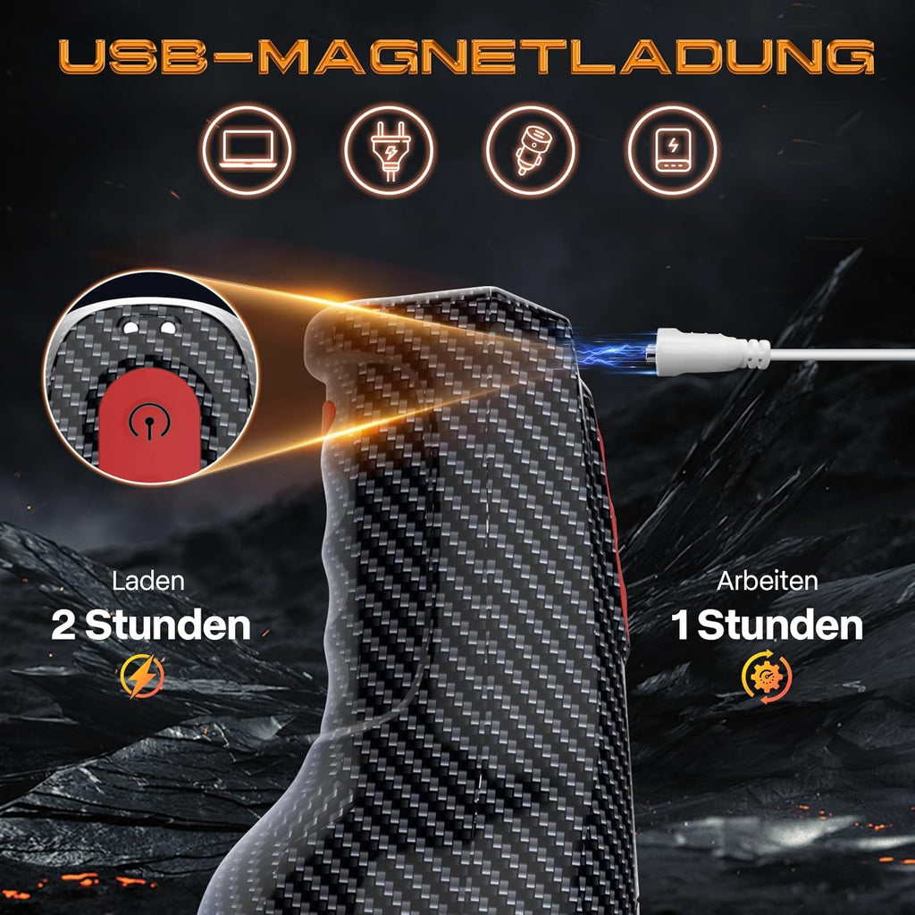 Masturbieren FüR MäNner - Masturbatoren FüR Die MäNner Mit 5 Saugmodus Und 10 Vibrationsmodi, Taschenmuschi FüR Die MäNner 3d Realistische Vagina Heizung